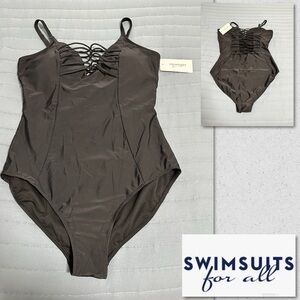 Swimsuits For All Plus Size One-Piece Swimsuit